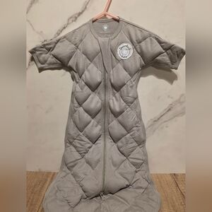 Gray Quilted Kids One Piece